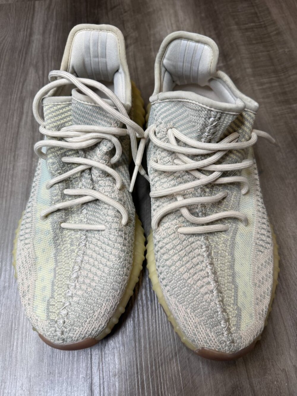 Preowned Adidas Yeezy Boost 350 V2 Citrin Men's Sneakers Size US 9.5 FW3042